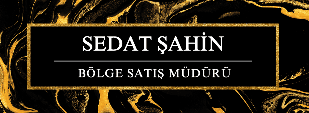 Siyah Gold Mermer Desenli Masa İsimliği – Model 35